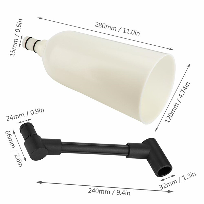 汽车发动机机油加注漏斗加油专用养护设备工具机油加注器组套-图1