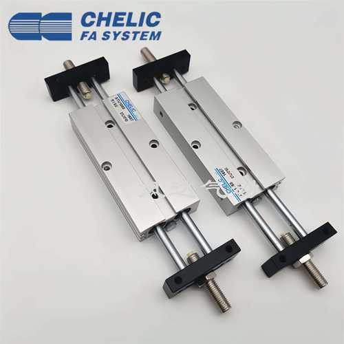 CHELIC气立可滑台气缸STU10/16/20/25/32X25X50X75X100X125-A - 图2