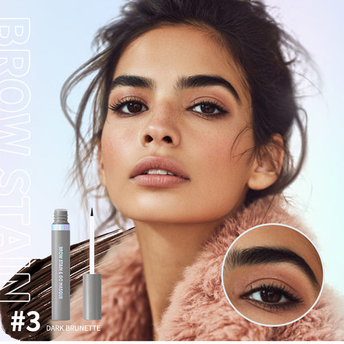 跨境彩妆lakerain眉笔眉毛部染色笔液体染眉膏Brow Stain & Go Ma - 图0
