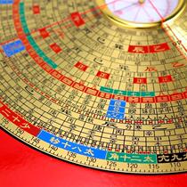 New Wanxing Hall Old Word Number 6-inch compass RMBthree Tri-combined disc high-precision pure Bronze Rovia Feng Shui Drive