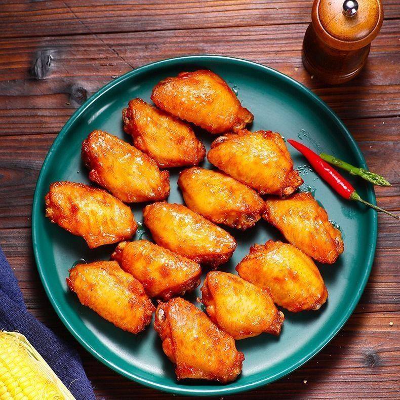 鲁浩奥尔良鸡翅中280g冷冻烤翅烧烤空气炸锅半成品食材送鸡米花