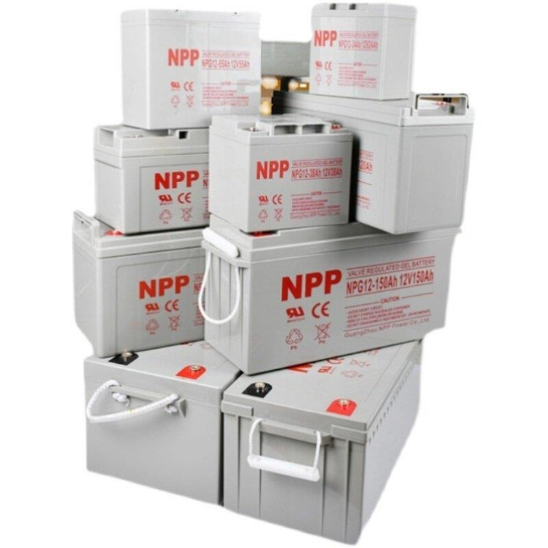 NPP耐普蓄电池NPG12-70Ah太阳能胶体电池12V70AH电力直流UPS电源-图0