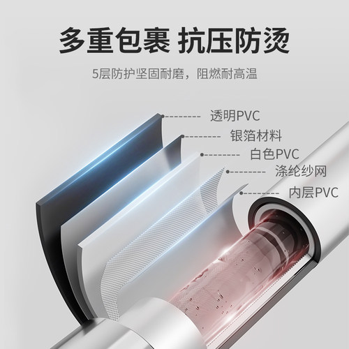 七水花除垢3D按摩花洒软管配件加厚PVC软管抗高压防开裂 - 图2