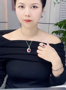 AILEQ/爱丽琦戴妃红宝石戒指