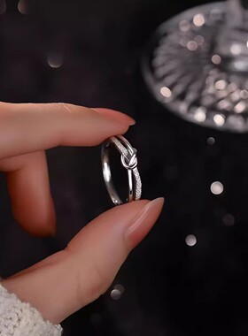 【请一个戴左手】真实有效 招财转运 招财结戒指 男女指环 可调节