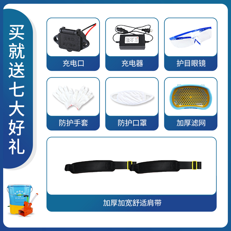 农用新款撒肥料神器施肥神器电动撒肥机播种洒肥化肥机肥料播撒机 - 图2