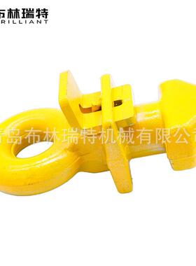 集装箱专用侧吊12.5T质量环船用侧吊钩大吨位吊孔式强度吊钩