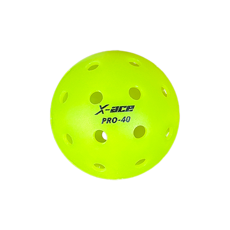 X-ACE匹克球pickleball40孔滚塑球室内室外比赛训练洞洞球 - 图3