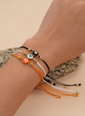 手工编织恶魔之眼EvilEye手绳