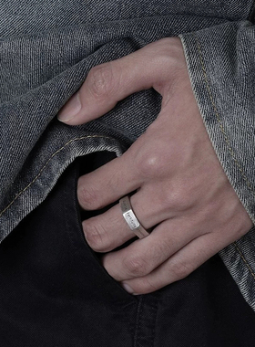 高级感S925足银不掉色大号尾戒