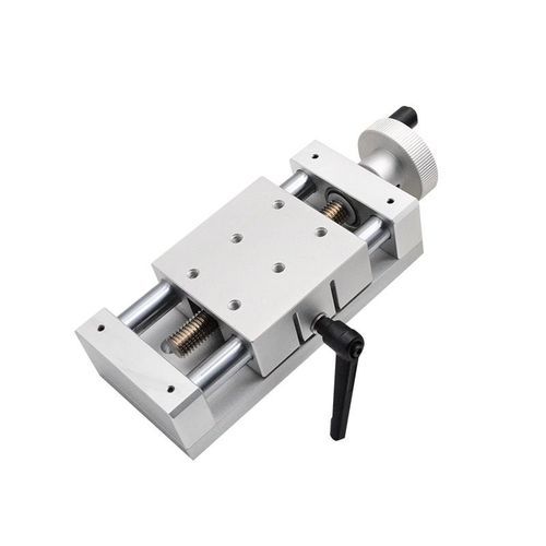 简易调整组件HHQ01/XKST50/100/150进给丝杠型手摇动丝杆滑台 - 图0