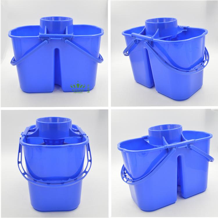 15L轻便式榨水桶家用型拖把桶双格地拖桶拖把拧干桶加厚挤水桶 - 图1