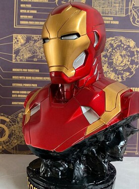 钢铁侠手办复仇者联展示柜酒柜电视柜G摆件漫威雕像男生桌面装饰