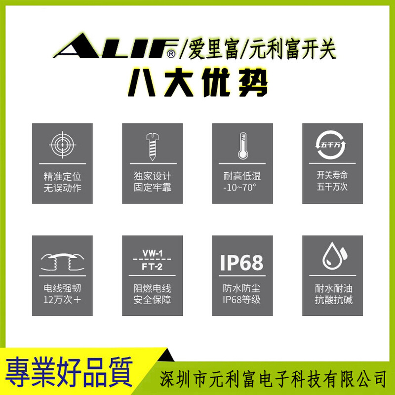 ALIF元利富AL-11R磁性传感器CS1-J磁感应开关干簧管气缸感应器-图2