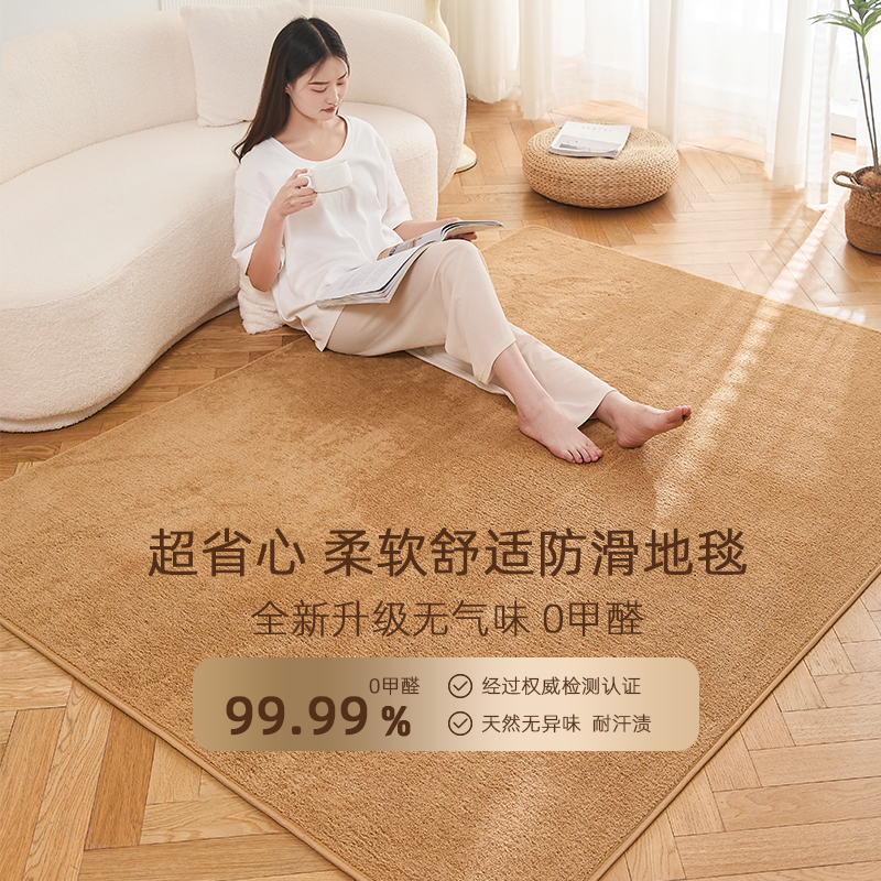 地毯卧室客厅2024新款床边毯高级感免洗可擦毛毯地垫房间茶几加厚,淘宝优惠券,粉丝福利购,淘宝优惠卷