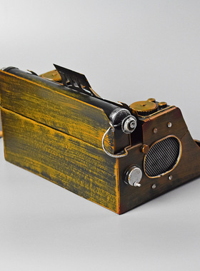 怀旧复古打字机模型摆件/创意铁艺装饰酒吧网咖摄影道具/厂家直销