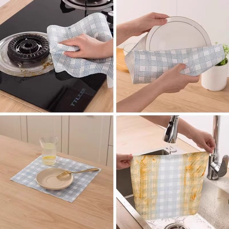 懒人抹布厨房一次性可水洗干湿两用加厚去油清洁纸巾不沾油洗碗布,淘宝优惠券,粉丝福利购,淘宝优惠卷