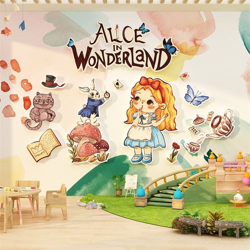 幼儿园墙面装饰环创主题成品材料绘本馆图书角布置阅读区走廊楼梯 - 图3