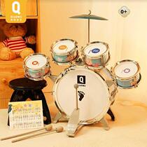 Playboy racks up childrens beginners 1-3-5-year-old boy knocks on drummer toy Toy Baby Jazz Drum 2
