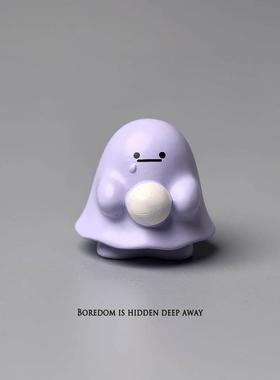 无聊了，摆摆小人操控它的人生情绪治愈电脑桌面工位办公桌小摆件