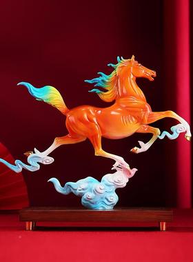 黄铜马踏飞摆家居桌面办公燕室商马踏飞燕务礼品开业铺件同事送礼