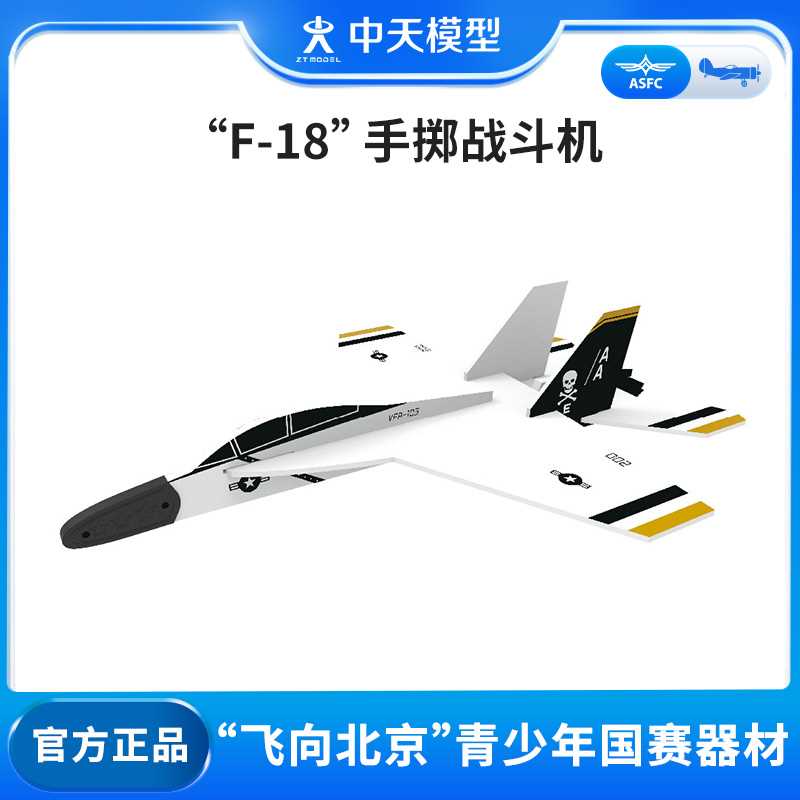 中天模型 J10 F18纸质手掷战斗机模型 歼10飞机模型航模玩具摆件 - 图1