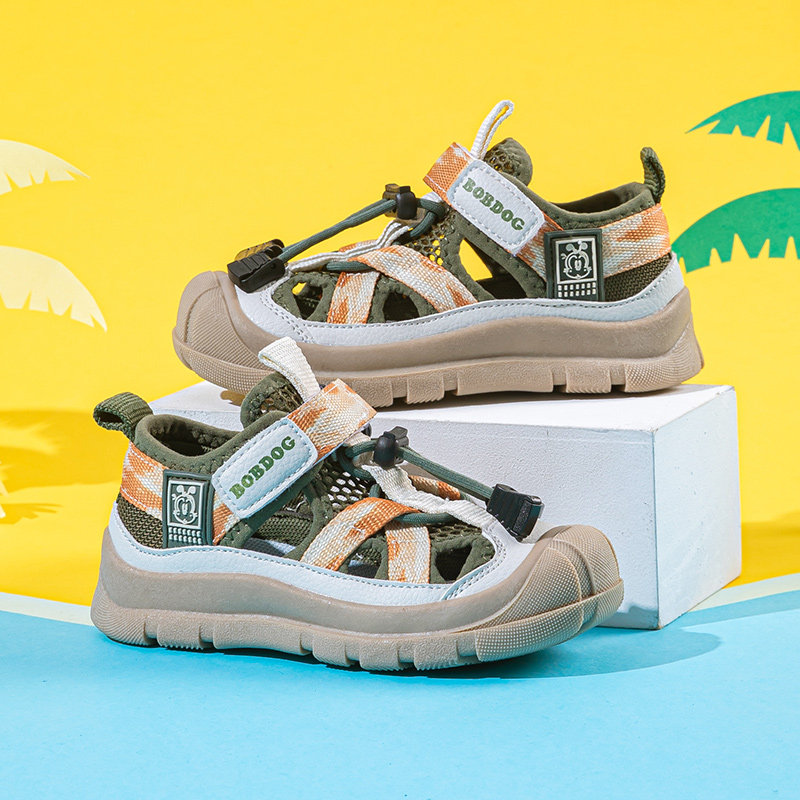 巴布豆童鞋女童鞋子夏季包头防撞鞋轻便2025新款小男孩儿童凉鞋,淘宝优惠券,粉丝福利购,淘宝优惠卷