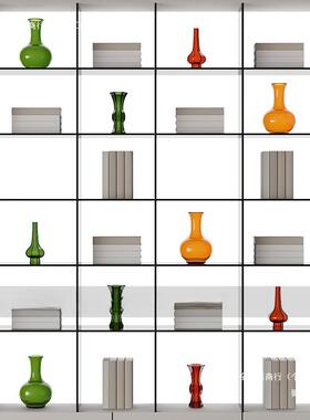 感工艺品摆件客厅样板间装饰品隔断柜开放走廊轻奢所公区格会