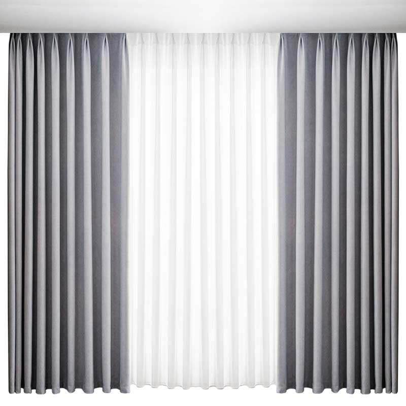 2025新款加高超长棉麻遮光窗帘成品简约纯色落地式客厅卧室自建房,淘宝优惠券,粉丝福利购,淘宝优惠卷