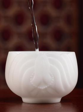 戴玉堂陶瓷静心杯佛前水杯供奉观音佛像供佛杯圣水杯净水杯供水杯