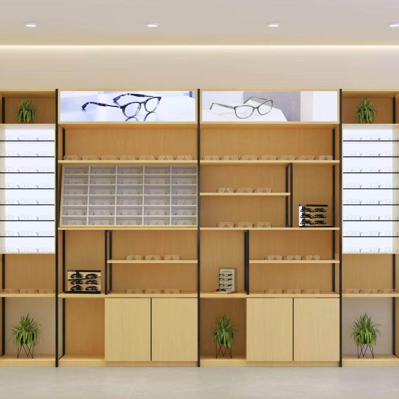 眼镜展示柜眼镜店柜台环保眼镜展柜铁架玻璃中岛陈列货架眼镜柜,淘宝优惠券,粉丝福利购,淘宝优惠卷