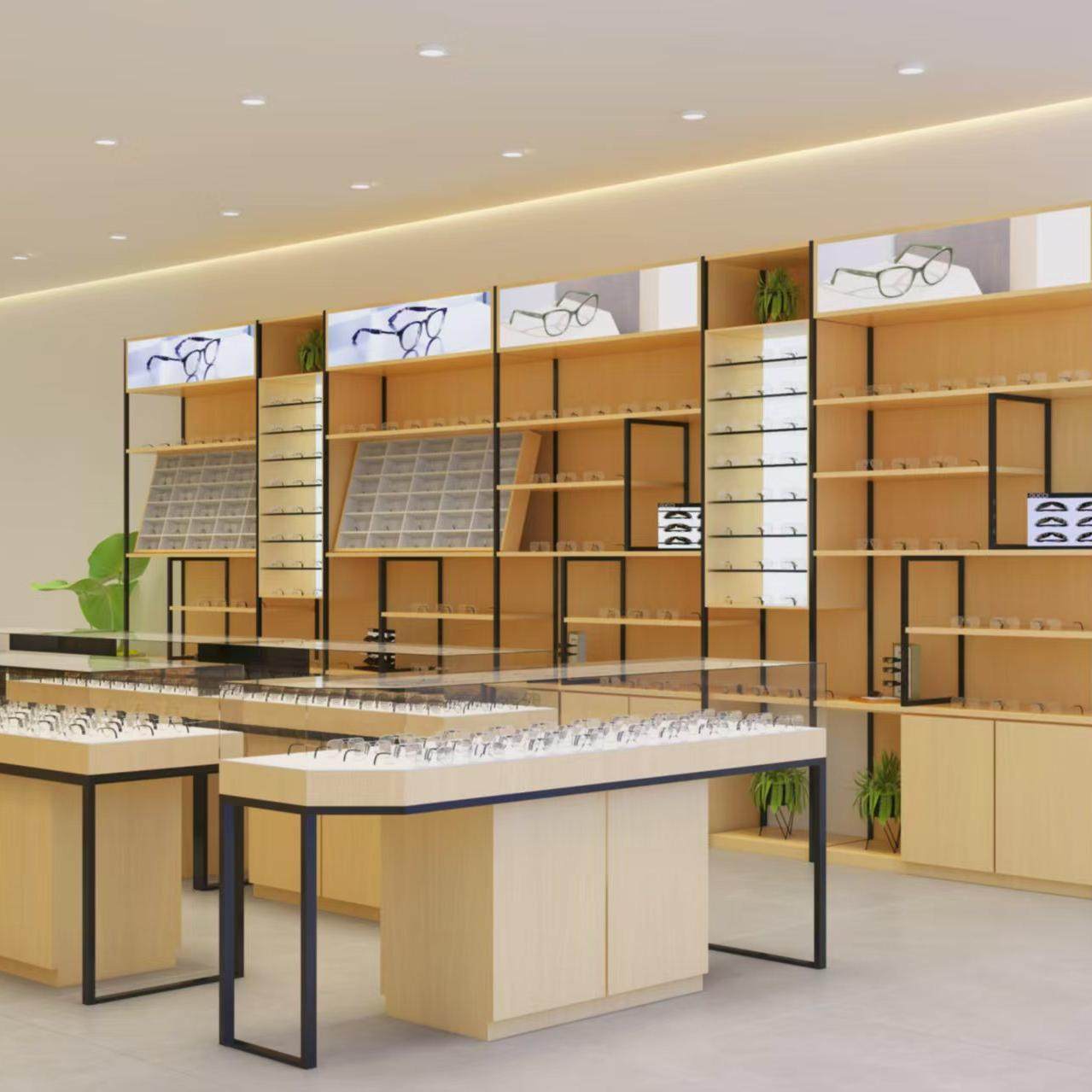 眼镜展示柜眼镜店柜台环保眼镜展柜铁架玻璃中岛陈列货架眼镜柜,淘宝优惠券,粉丝福利购,淘宝优惠卷