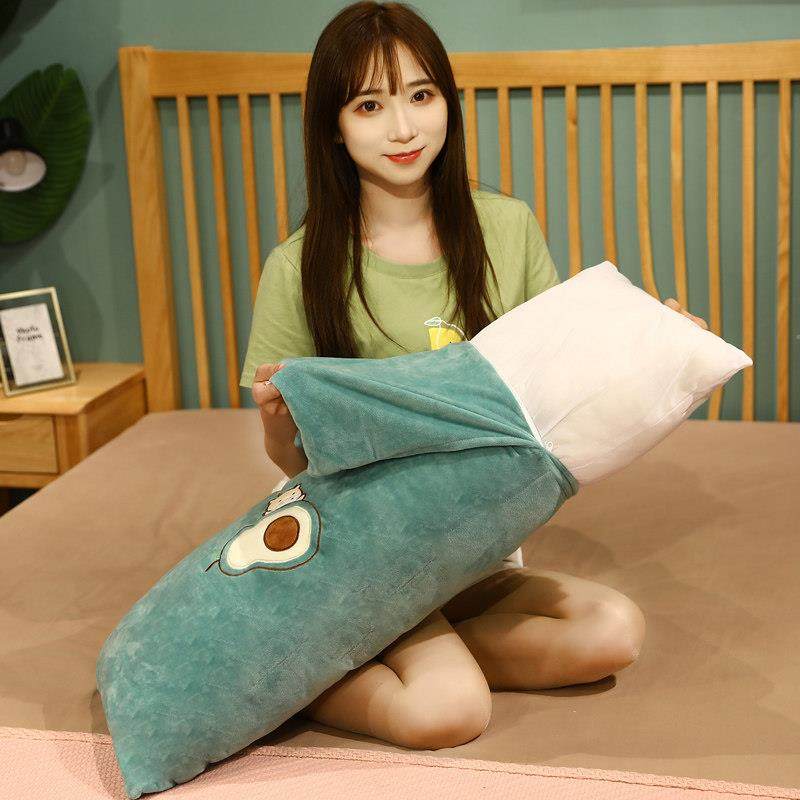 卡通卧室床上双人长方形枕头靠枕女生睡觉夹腿宿舍单人抱枕靠背垫,淘宝优惠券,粉丝福利购,淘宝优惠卷