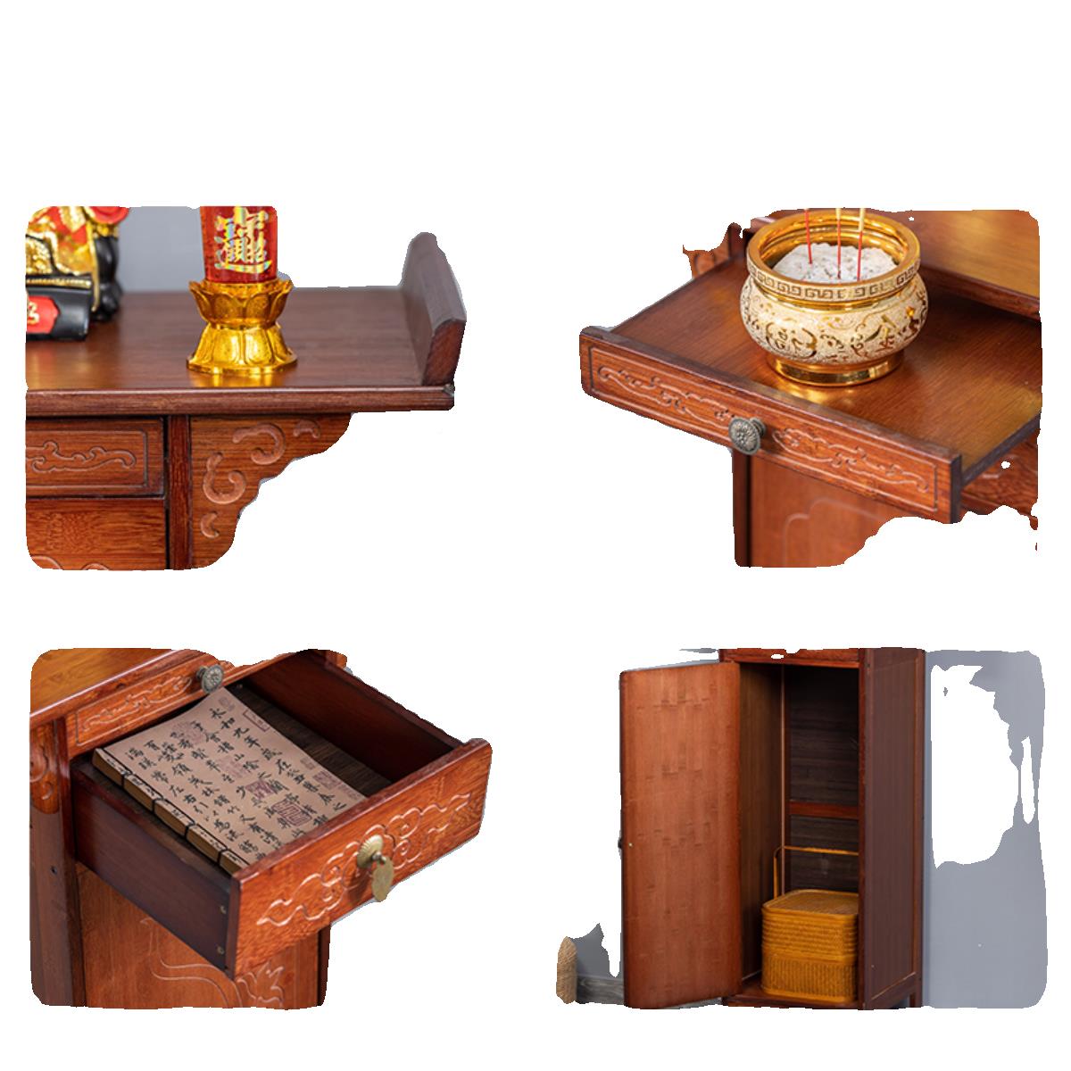 贡供桌供台简香案家用约小型神台经济0069型龛桌柜供佛桌佛新中式 - 图3