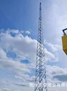 钢结构GH圆柱形避雷塔19米环形钢管避雷针塔造纸厂接闪杆塔