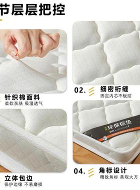 天然椰棕环保垫家用棕垫双人护脊薄款硬垫子椰棕护颈床垫椰棕床垫