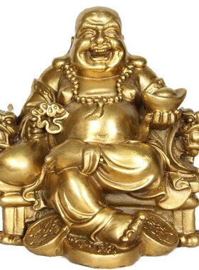 厂家 铜器 铜工艺品摆件 铜龙椅佛