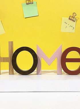 英文字母b摆件立体卡通北欧装饰创意客厅卧室书房书架家居桌面摆