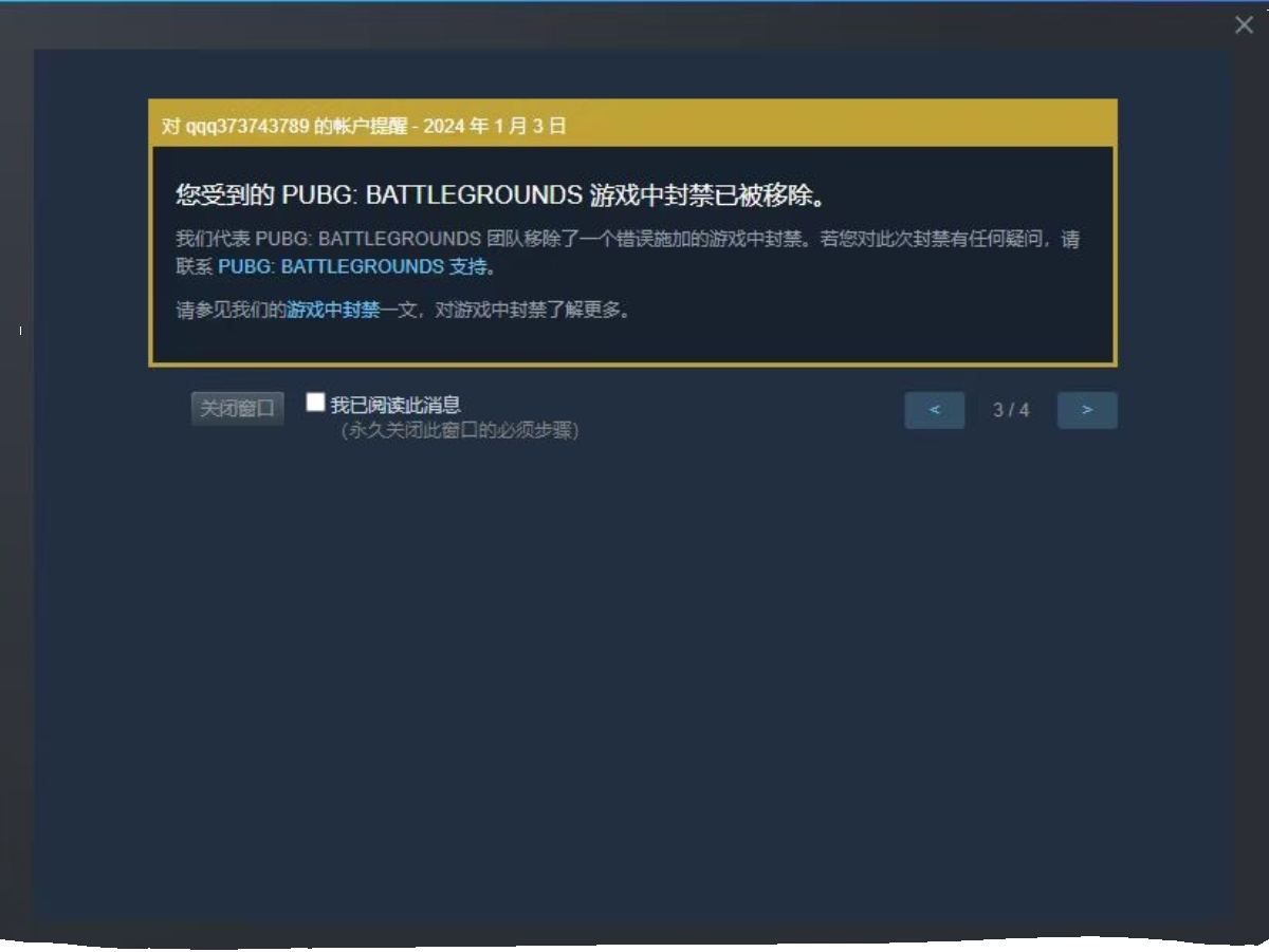 Steam绝地求生PUBG申述开发者永久禁用 - 图3