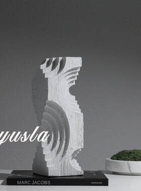 简约现代轻奢家居客厅软装饰品z售楼处样板房间创意艺术工艺品摆