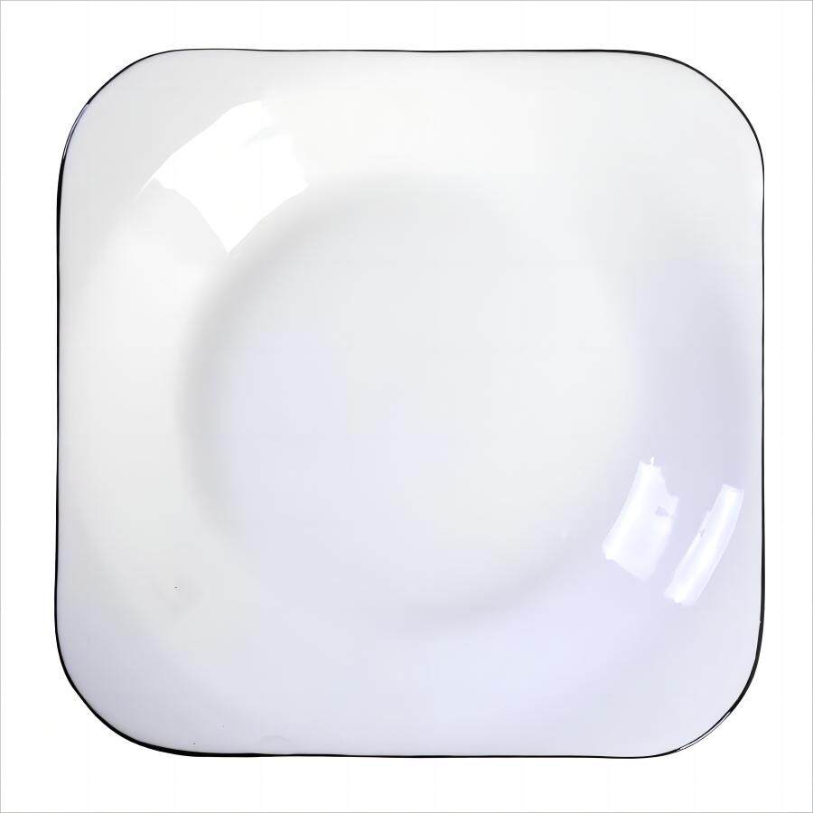 6个装菜盘子家用 创意不规则四方碟子陶瓷饭盘汤盘早餐盘日式餐具