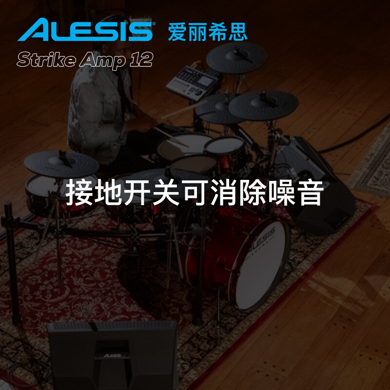 爱丽希思ALESIS Strike AMP12 2000瓦超低音音箱12寸低音炮 - 图2