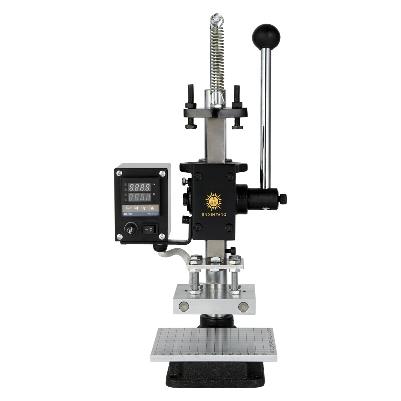 金鑫阳小型烫金机桌面式手动热压机烫印机压印机皮革打斩机烙印机 - 图3