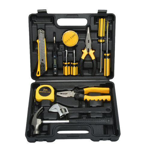 靖童 日常家用工具组合套装工具家装维修工具箱手动工具 黑盒8013 - 图3