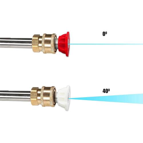 1/4 英寸排水沟清洁器套件 带4个喷嘴头 快速连接头 4000PSI - 图3