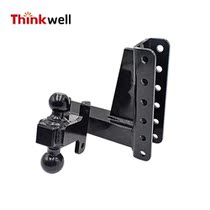 Manufacturer straight for outlet quality adjustable trailer hooks Double ball trailer hooks adjustable perforated trailer arm
