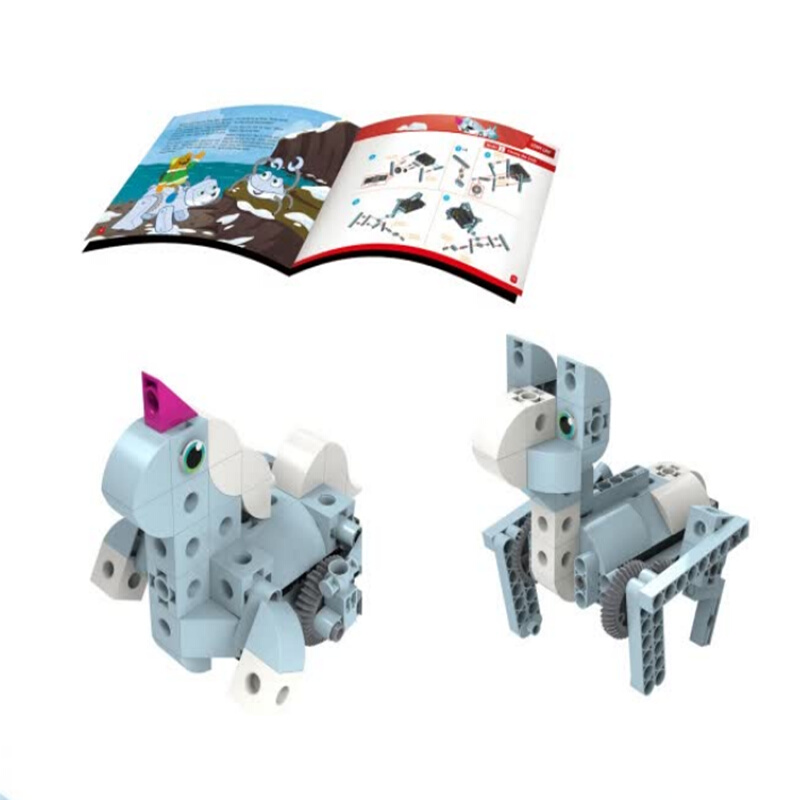 幻想世界动物乐园宠物当家机器人工厂大冒险创意拼搭小小创客积木-图1