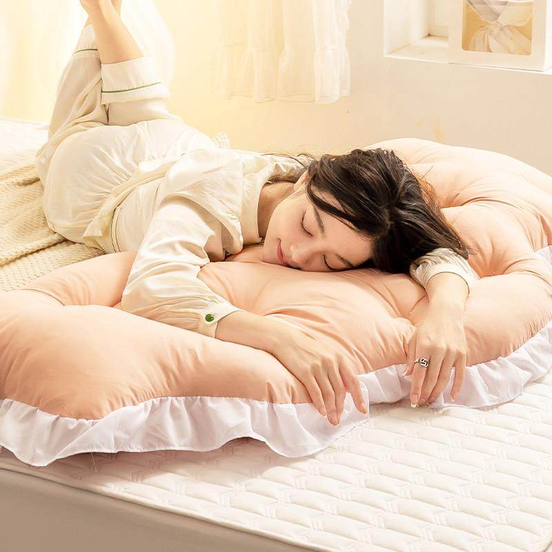 网红床头靠垫加高床上靠枕大靠背韩版粉色榻榻米护腰靠背垫可拆洗,淘宝优惠券,粉丝福利购,淘宝优惠卷