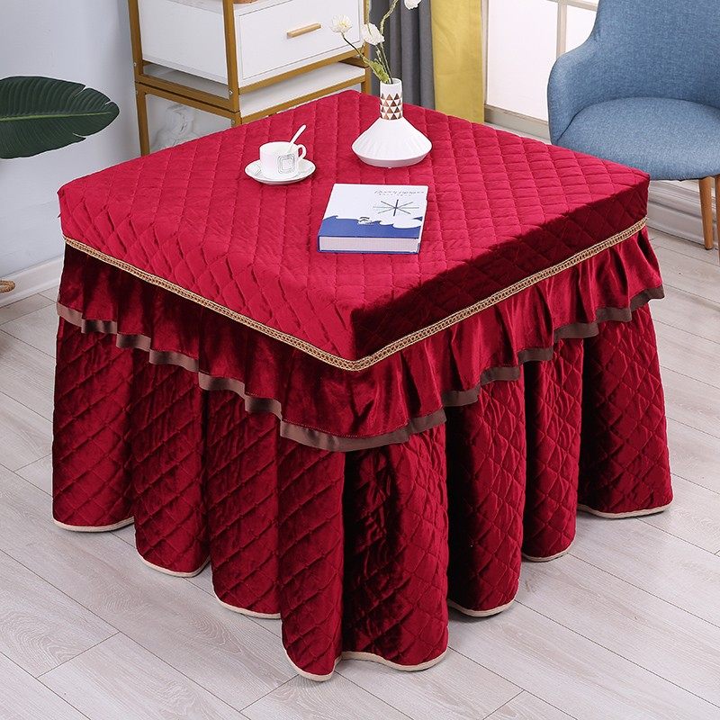 加厚电炉罩烤火桌k子罩冬季加大裙摆正方形电暖炉套麻将机罩可定,淘宝优惠券,粉丝福利购,淘宝优惠卷