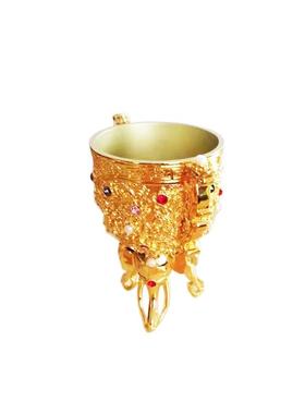 金瓯永固杯摆件礼品老铜器古玩工艺品清乾隆皇宫酒杯中号